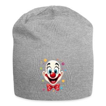 Déguisement de clown de carnaval Carnaval Carnaval - Bonnet en jersey - gris chiné - Devant