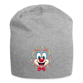 Déguisement de clown de carnaval Carnaval Carnaval - Bonnet en jersey - gris chiné - Devant
