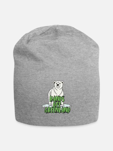 Pas touches au Groenland. - Bonnet en jersey - gris chiné