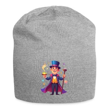 Magier - Jersey-Beanie - Grau meliert - Vorne