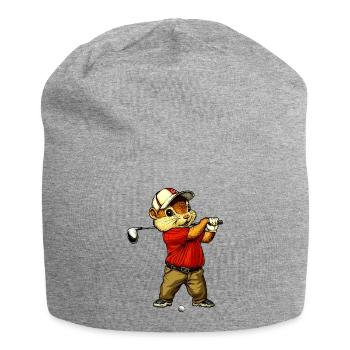 Chipmunk Golf - Jersey Beanie - heather grey - Front