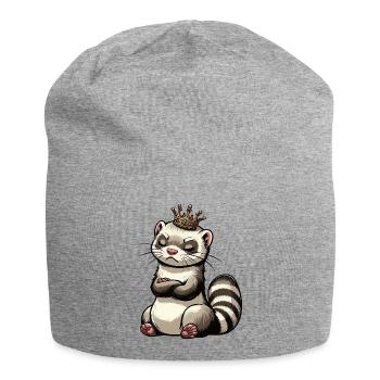 ferret ferret holder ferret owner - Jersey Beanie - heather grey - Front