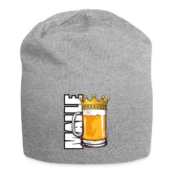 Royal beer mug - Jersey Beanie - heather grey - Front