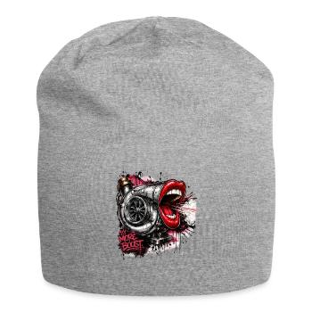 Turbo Boost Streetwear - Jersey-Beanie - Grau meliert - Vorne