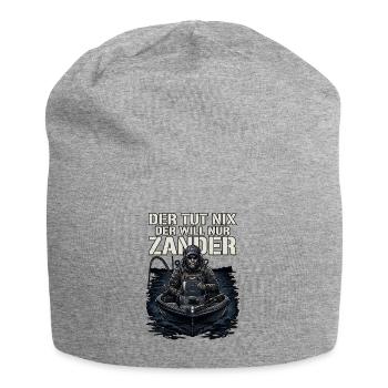 Zander Angler - Jersey-Beanie - Grau meliert - Vorne