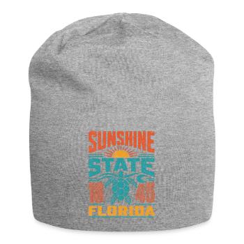 Sunshine State Florida Retro Turtle - Jersey-Beanie - Grau meliert - Vorne