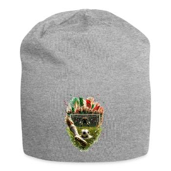 Italian goal celebration – fireworks design - Jersey Beanie - heather grey - Front