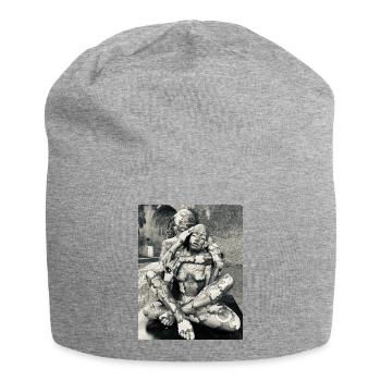 Géométrie du corps en duo - Bonnet en jersey - gris chiné - Devant