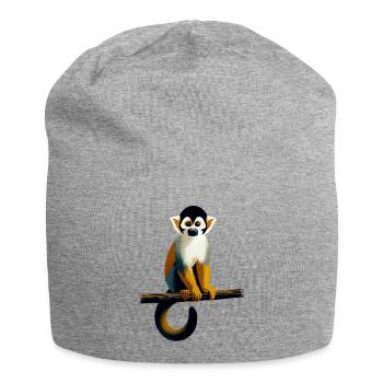 Squirrel monkey - Jersey Beanie - heather grey - Front