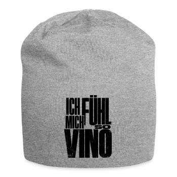 I feel so Vino! - Jersey Beanie - heather grey - Front