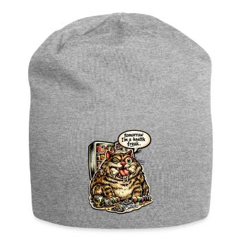 Health Freak - Jersey-Beanie - Grau meliert - Vorne