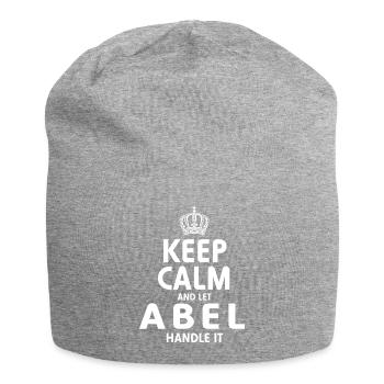 Abel Handle It - Jersey Beanie - heather grey - Front