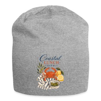Coastal Lunch Club Crab Mediterranean - Jersey Beanie - heather grey - Front
