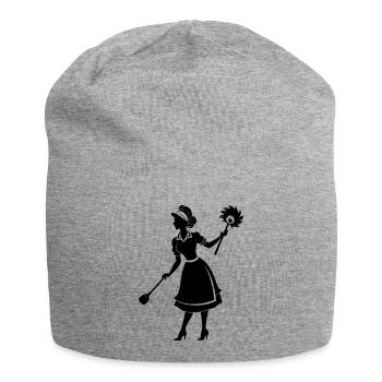 Housemaid - Jersey Beanie - heather grey - Front