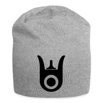 Spitz - Jersey-Beanie - Grau meliert - Vorne