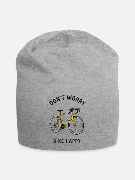 Bike happy - Jersey-Beanie - Grau meliert