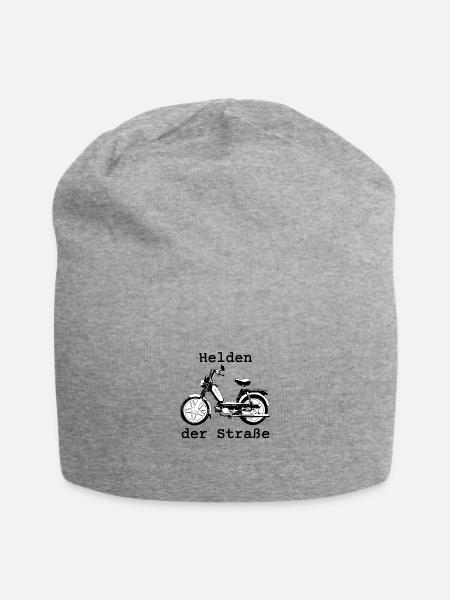 Helden der Straße, Hercules Prima 5, 25 km/h, Mofa - Jersey-Beanie - Grau meliert
