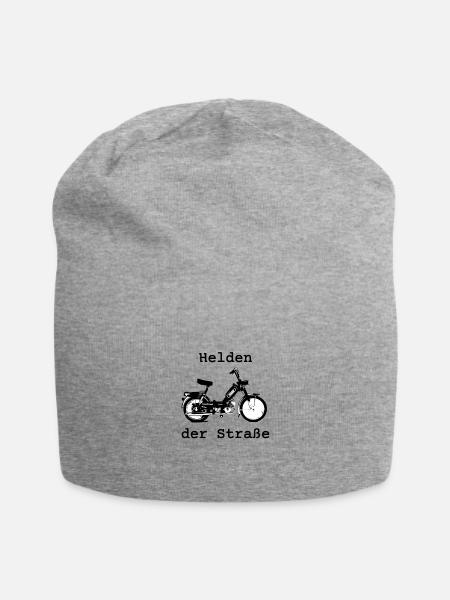 Helden der Straße, Mars Solo, 25 km/h, Mofa - Jersey-Beanie - Grau meliert