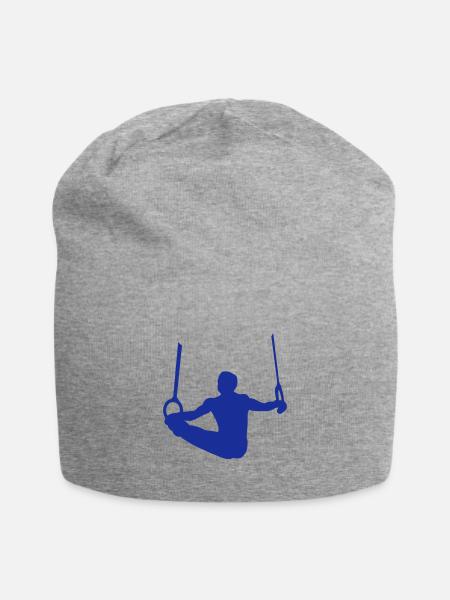 Ringe Turnen Sportdisziplin 1 - Jersey-Beanie - Grau meliert