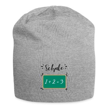 Schule - Jersey-Beanie - Grau meliert - Vorne