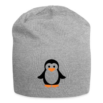 penguin - Jersey Beanie - heather grey - Front