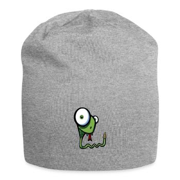 Snake - Jersey Beanie - heather grey - Front
