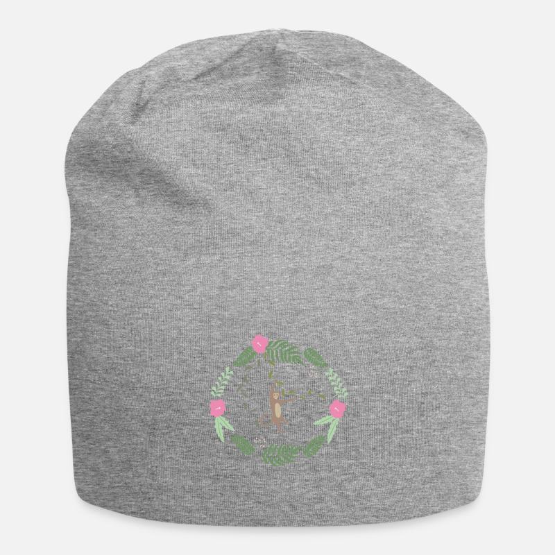Mikey Monkey - Bonnet en jersey - gris chiné