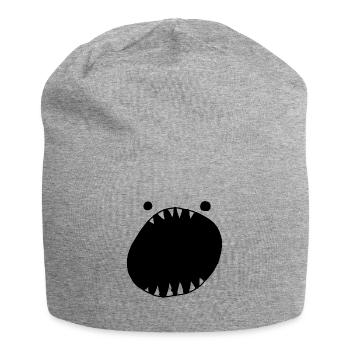 monster - Jersey Beanie - heather grey - Front