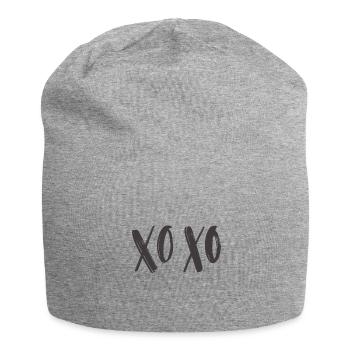 Conception XOXO - Bonnet en jersey - gris chiné - Devant