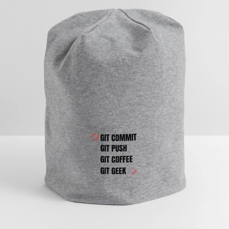 git commit git push git coffee git geek developpeu Jersey Beanie