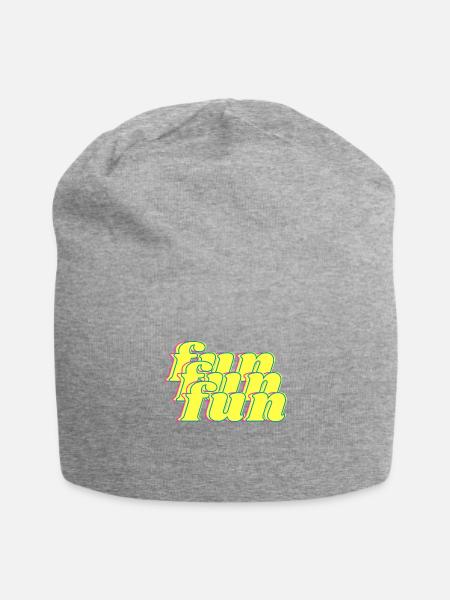 fun - Bonnet en jersey - gris chiné