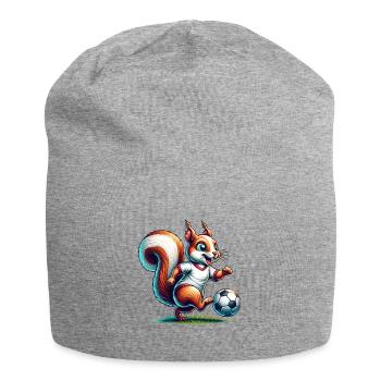 Écureuil, Football, Amour Animal, Noix, Sport - Bonnet en jersey - gris chiné - Devant