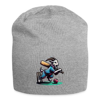 Ziegen Cricket Liebhaber Sportler Team Design - Jersey-Beanie - Grau meliert - Vorne