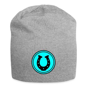 Hufeisen Icon - Jersey-Beanie - Grau meliert - Vorne