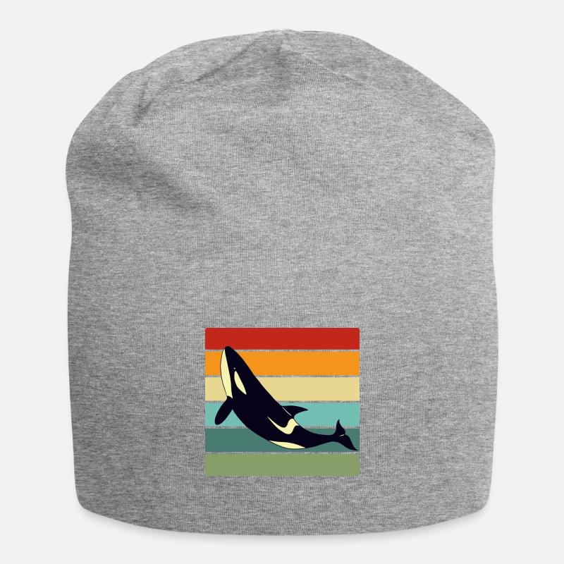 Orca - Jersey-Beanie - Grau meliert