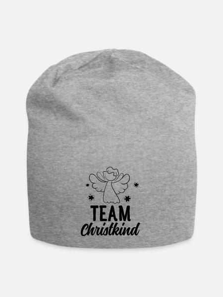Team Christkind - Jersey-Beanie - Grau meliert