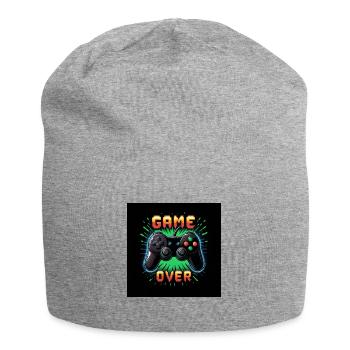 Controller Gaming Gaming Play Gift Gamer - Jersey Beanie - heather grey - Front