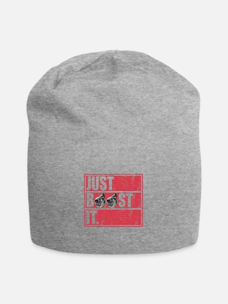 Tuning Spruch für Motorsport / Auto Fans - Jersey-Beanie - Grau meliert