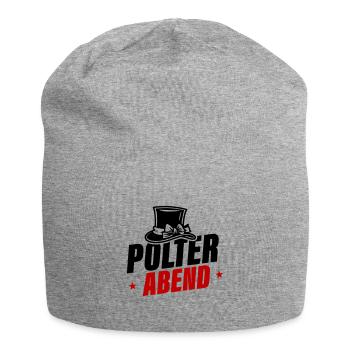 Polterabend 2024 - Jersey-Beanie - Grau meliert - Vorne