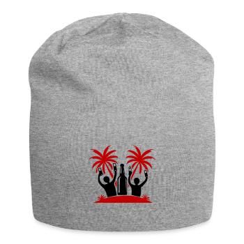 Insel Party Feiern Bier - Jersey-Beanie - Grau meliert - Vorne