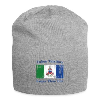Yukon Flag - Larger Than Life - Jersey-Beanie - Grau meliert - Vorne