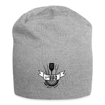 GRILL BEER BBQ GAME PARTY BARBECUE CELEBRATION MOTIF - Bonnet en jersey - gris chiné - Devant