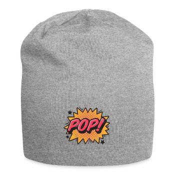 POP 80s COMIC STYLE GRAFFITI COMICS MOTIF GIFT - Jersey Beanie - heather grey - Front