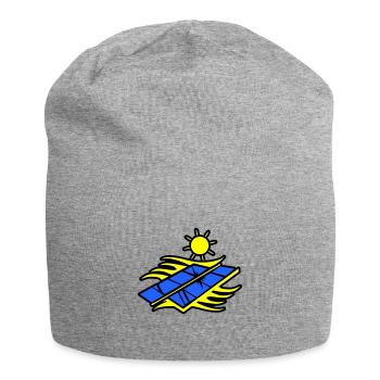 Solar Energie Panele - Jersey-Beanie - Grau meliert - Vorne