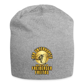 L’UNTERHOPFTE nur nicht am FREIBERGER FREITAG - Bonnet en jersey - gris chiné - Devant