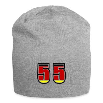 55 Number Germany Jersey - Jersey Beanie - heather grey - Front