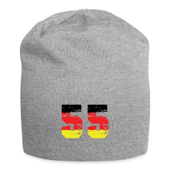 55 Number Germany Jersey - Jersey Beanie - heather grey - Front