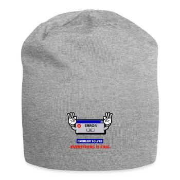 Problème de message d'erreur 2020 drôle humour drôle - Bonnet en jersey - gris chiné - Devant