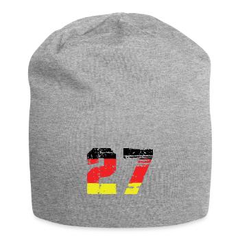 27 Number Germany Jersey - Jersey Beanie - heather grey - Front