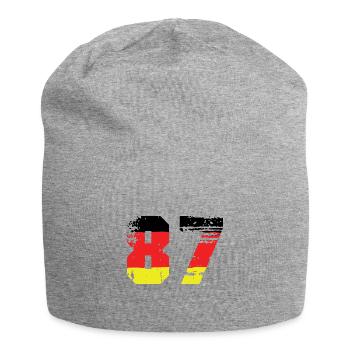 87 Number Germany Jersey - Jersey Beanie - heather grey - Front